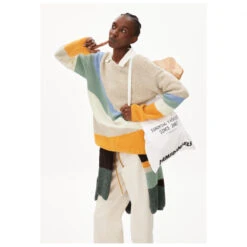 Armedangels Women's Miyaa Multicolor - Wollpullover -Outdoor Produkt Geschäft armedangels womens miyaa multicolor wollpullover detail 4