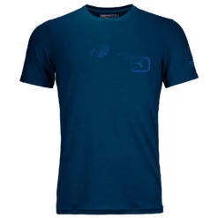 Ortovox 185 Merino Logo Spray Ts - Merinoshirt