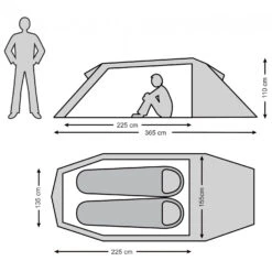 Stoic AdakSt. II 2P - 2-Personen Zelt -Outdoor Produkt Geschäft stoic adakst ii 2p 2 personen zelt detail 12